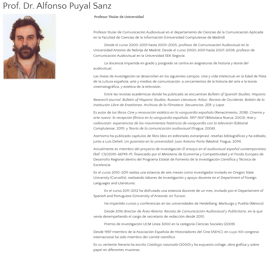 alfonso puyal sanz