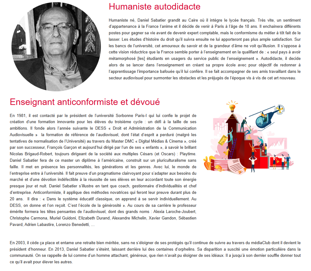 biographie daniel sabatier (mediaclub 2025)