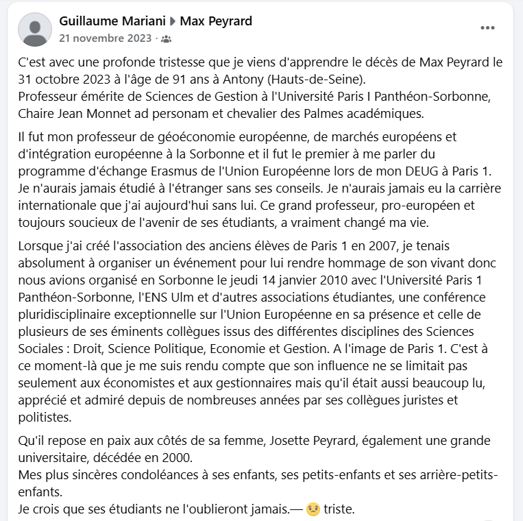 max peyrard post facebook